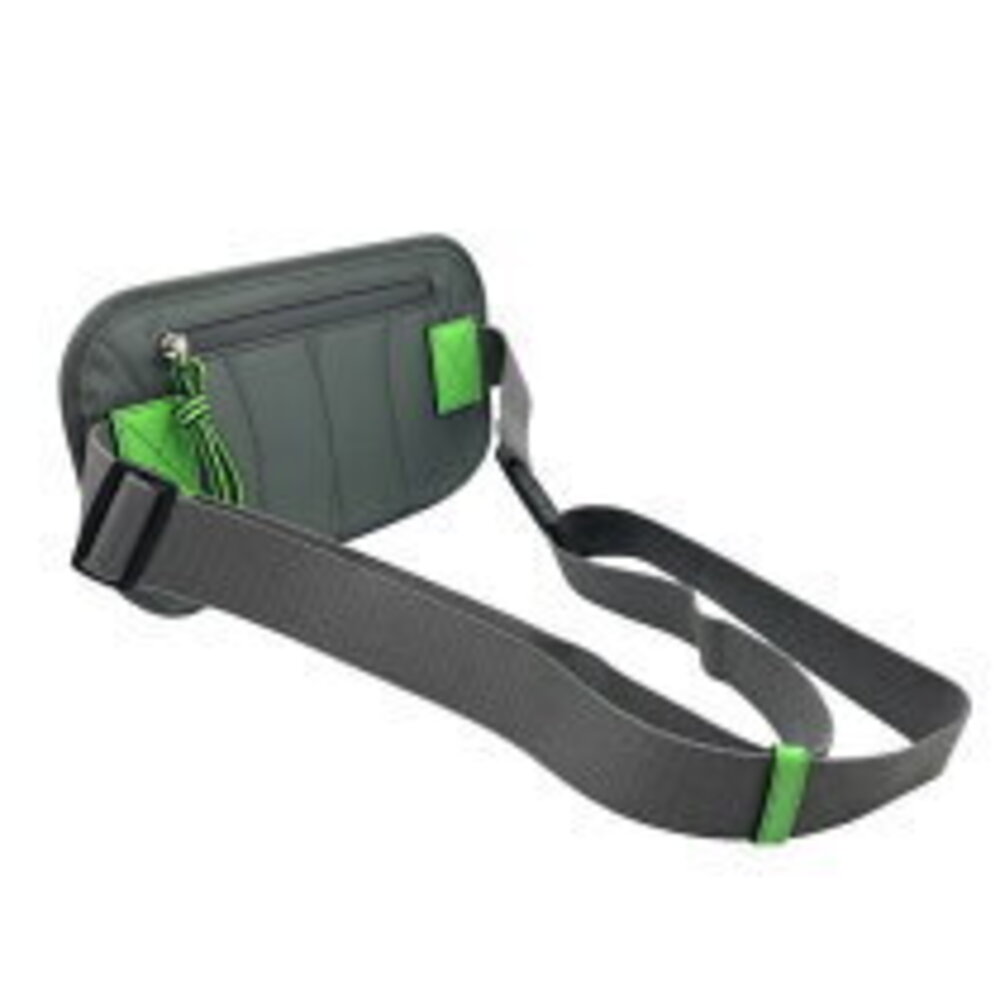 Gucci GG Belt Bag Gray Red Canvas Waist - Picture 3 of 10